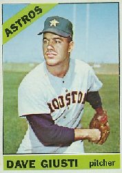 1966 Topps Baseball Cards      258     Dave Giusti